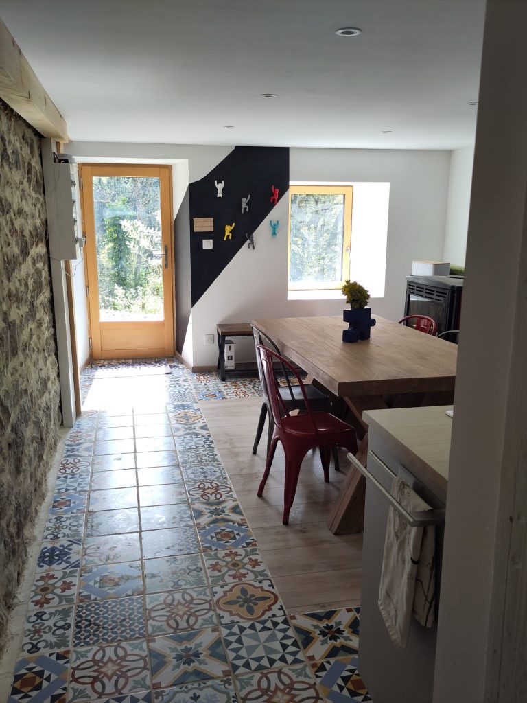 cuisine gîte bell-et-doux et entrée